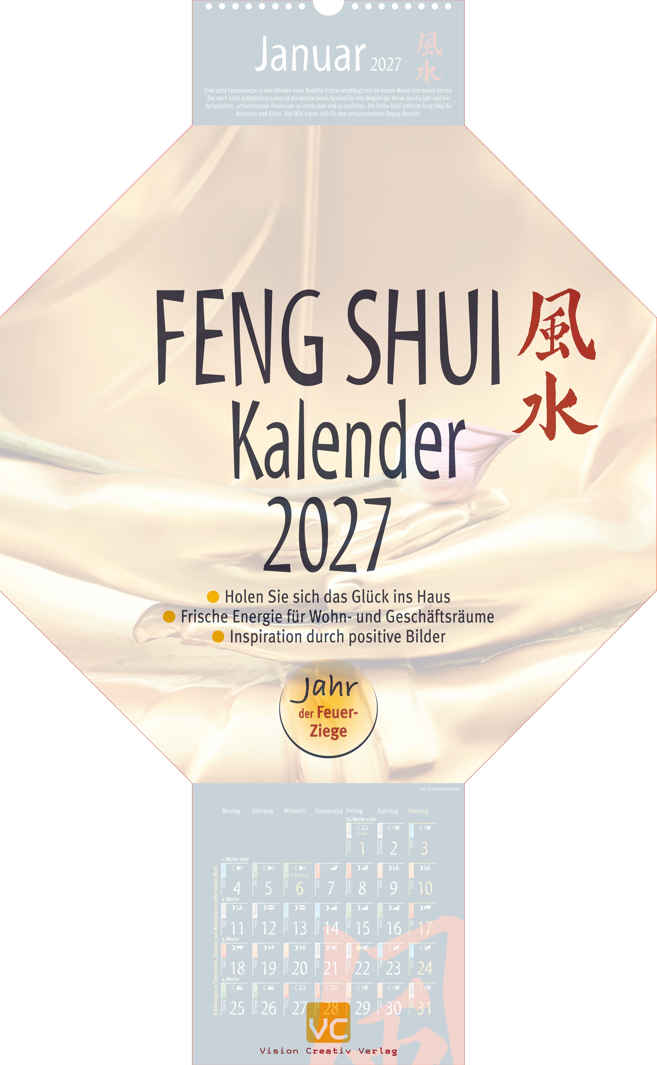 Feng-Shui-Kalender 2027 Feng-Shui-Kalender 2027